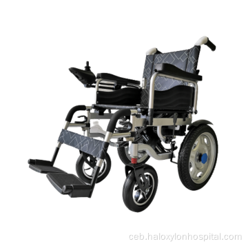 Electric wheelchair cheapest nga adunay kapuslanan nga 16-pulgada nga ligid sa likod